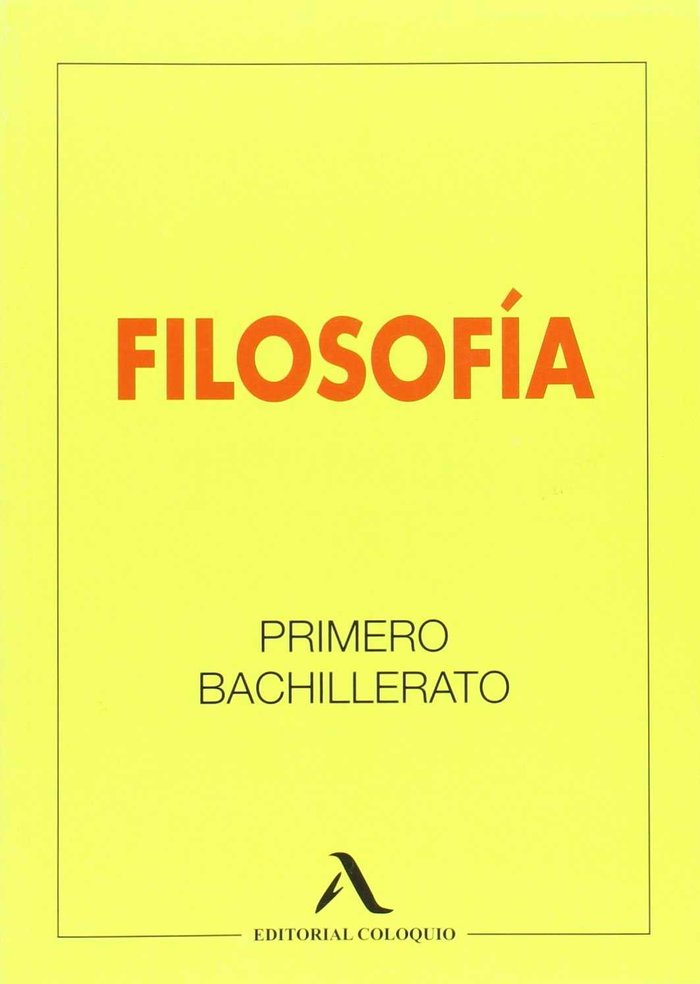 Filosofía 1º Nb 15 COLFIL41NB (Coloquio) - 9788478610624