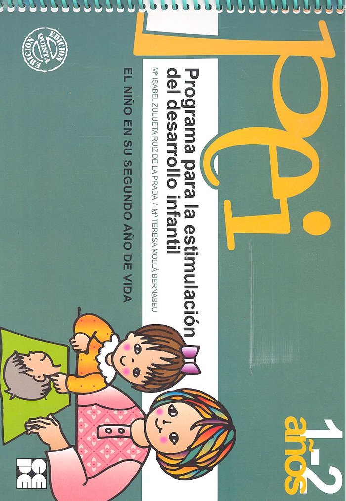 PROGRAMA PARA LA ESTIMULACIÓN DEL DESARROLLO INFANTIL - PEI 1-2 AÑOS I Zulueta Ruiz de Prada, María Isabel;Molla Bernabeu, María Teresa I Ciencias de la Educación Preescolar y Especial I 9788478692897 Imagen principal del producto