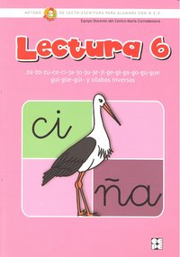 MÉTODO DE LECTURA PIPE. LECTURA 6 I Centro María Corredentora I Ciencias de la Educación Preescolar y Especial I 9788478697205 Imagen principal del producto