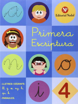 P5 - Primera Escriptura (Llig) - 4 - Lletres I Digrafs: Ll, Z, X, Ny, H, Qu, K. Paraules. Aa. Vv. (Nadal) 9788478876594