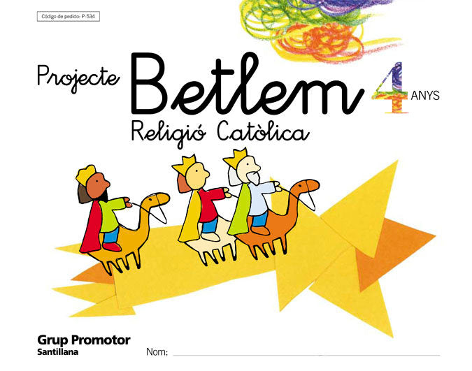 RELIGIO 4ANYS BETLEM CATALA 04 GRUREL04EI | AA,VV | 9788479115340 (Grup Promotor Santillana) Imagen principal del producto