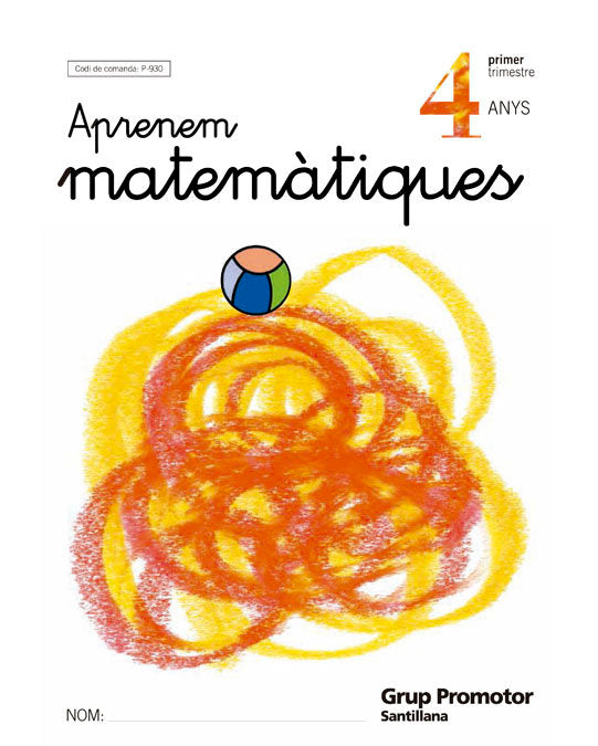 APRENEM MATEMATIQUES TALLER 4ANYS CATALAN 04 | AA,VV | 9788479119300 (Grup Promotor Santillana) Imagen principal del producto