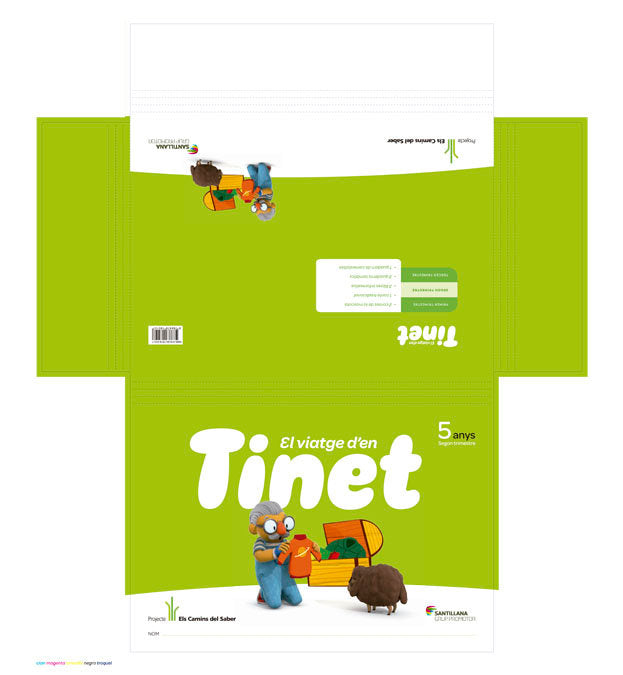 5-2ANYS INFANTIL TINET CATAL ED13 | AA,VV, | 9788479185107 (Grup Promotor Santillana) Imagen principal del producto