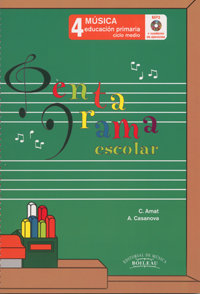 Pentagrama Escolar Música 4 (Editorial Música Boileau) - 9788480208222