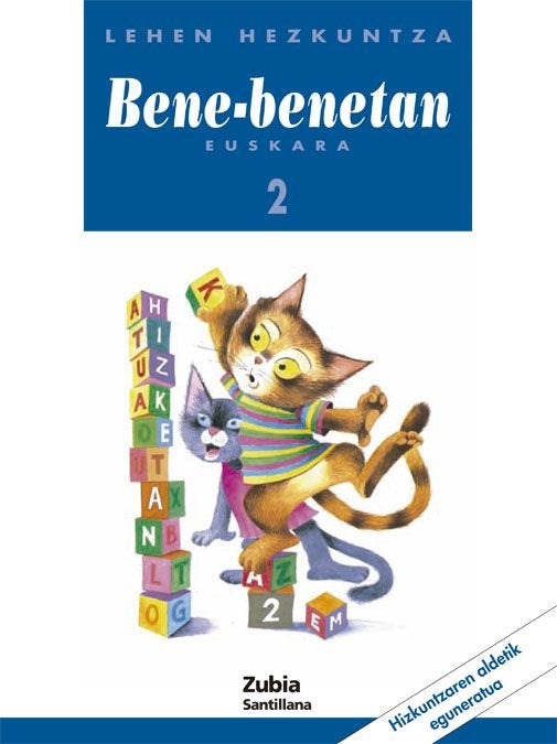 Hizkuntza Bene Benetan Zubia 2º EP 2003 (Zubia Santillana) - 9788481474282