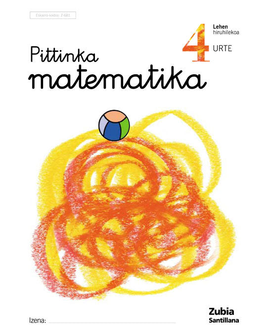 4URTE PITTINKA MATEM EUSK ZUBI ED04 | AA,VV, | 9788481476811 (Zubia Santillana) Imagen principal del producto