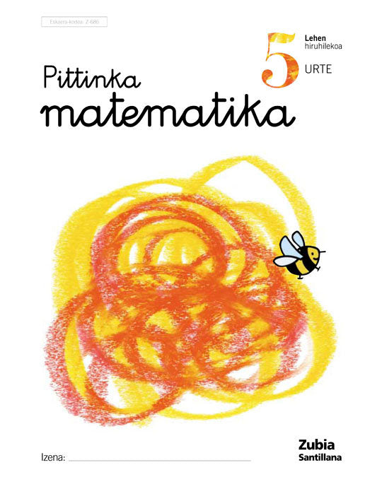 5URTE PITTINKA MATEM EUSK ZUBI ED04 | AA,VV, | 9788481476866 (Zubia Santillana) Imagen principal del producto