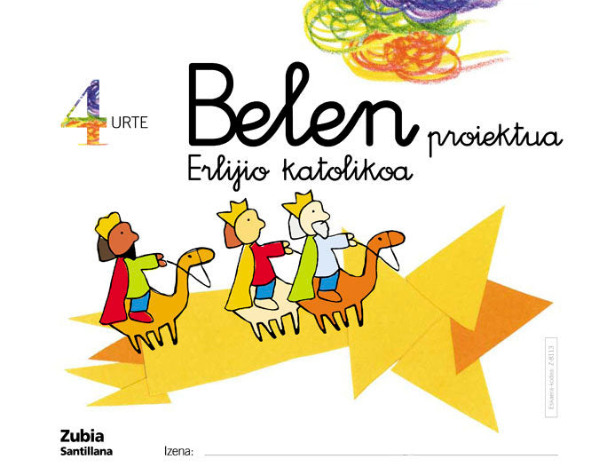 4URTE ERLIJIO KATOL BELEN EUSK ZUBI ED05 | AA,VV, | 9788481478112 (Zubia Santillana) Imagen principal del producto