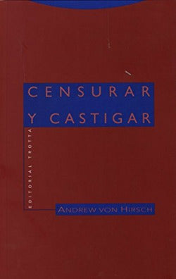 CENSURAR Y CASTIGAR - 9788481642544