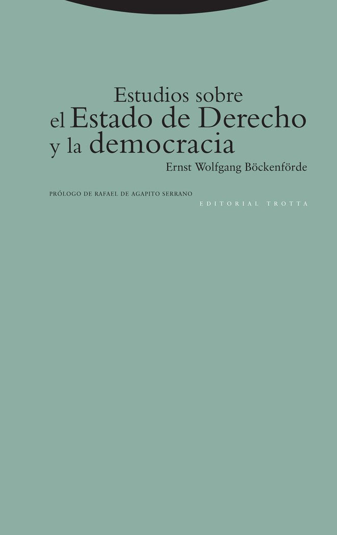 ESTUDIOS SOBRE ESTADO DERECHO Y DEMOCRACIA - 9788481643978 Imagen principal del producto