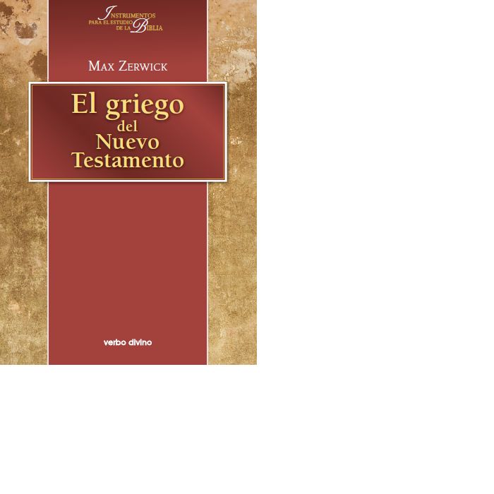 GRIEGO DEL NUEVO TESTAMENTOEL - 9788481691689 Imagen principal del producto