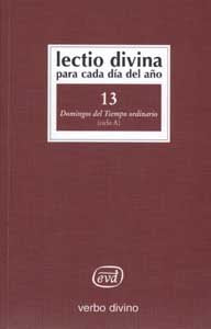 DOMINGOS DEL TIEMPO ORDINARIO CICLO A LECTIO DIVINA 13 - 9788481694970 Imagen principal del producto