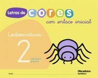 LETRAS DE CORES 2 GALL CON ENLACE ED09 | Varios Autores | 9788482248455 (Obradoiro Santillana) Imagen principal del producto