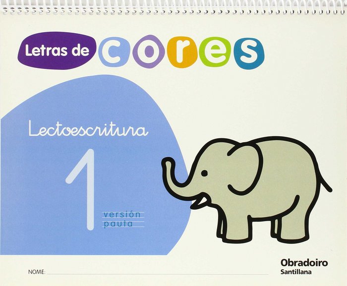 LETRAS DE CORES 1 GALL ED08 | Varios Autores | 9788482248493 (Obradoiro Santillana) Imagen principal del producto