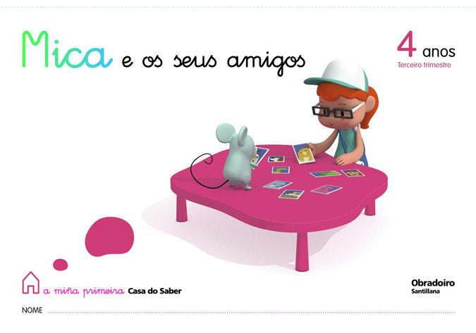 4-3ANOS INFANTIL MICA GALL ED10 | AA,VV, | 9788482249544 (Obradoiro Santillana) Imagen principal del producto