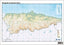 Mapas Asturias físicos mudos CUMIO pack 50