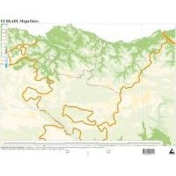 Mapas Euskadi fisico mudos CUMIO en pack 50