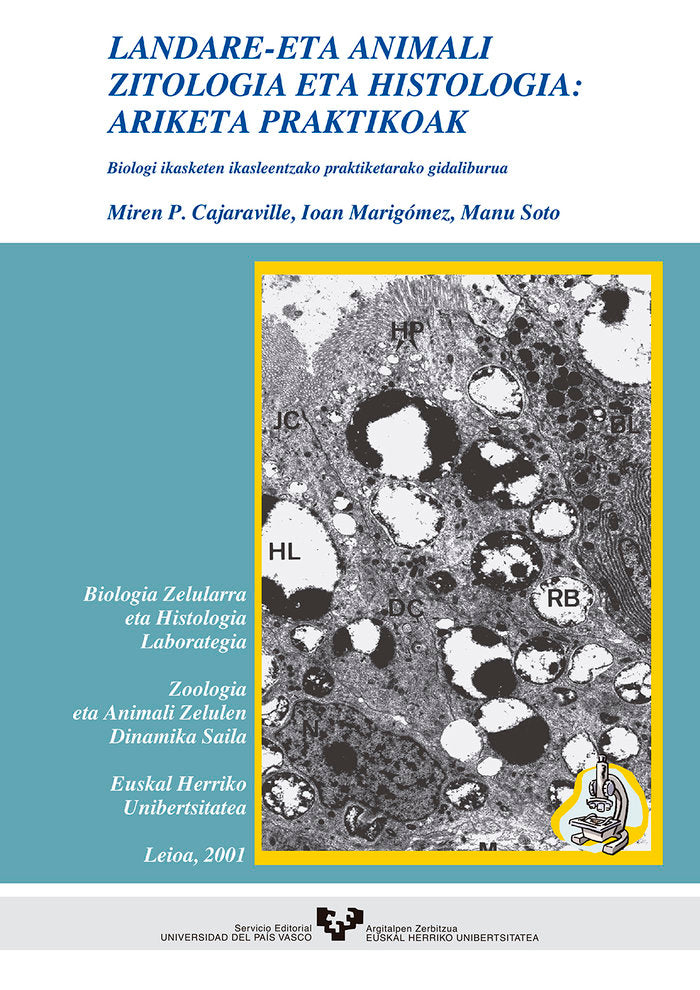 LANDARE ETA ANIMALI ZITOLOGIA ETA HISTOLOGIA ARIKETA PRAKT - 9788483733400 Imagen principal del producto