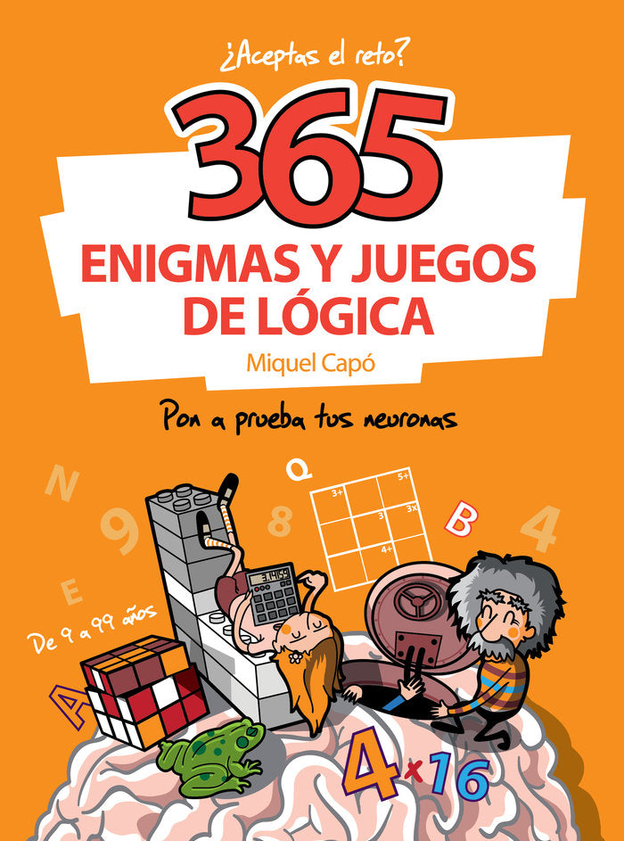 365 ENIGMAS Y JUEGOS DE LOGICA - 9788484412267 Imagen principal del producto