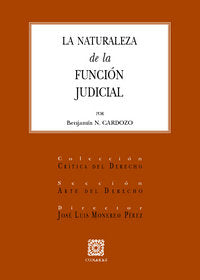 NATURALEZA FUNCION JUDICIAL - 9788484448075 Imagen principal del producto