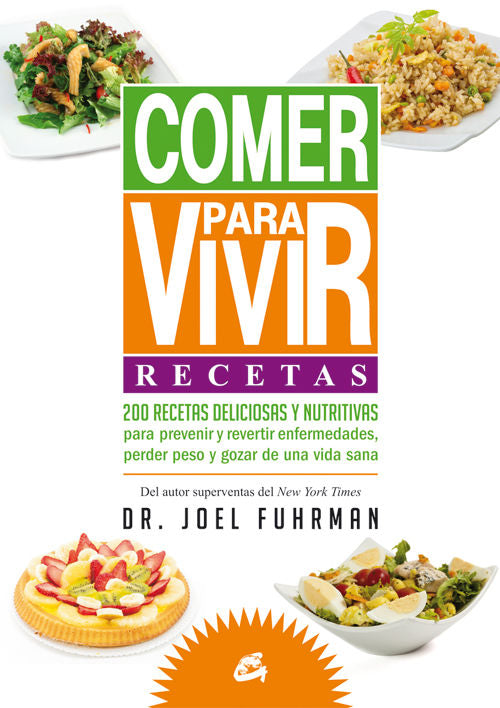 COMER PARA VIVIR RECETAS - 9788484455271 Imagen principal del producto