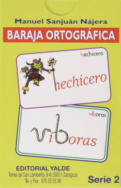 Baraja Ortografica 2 (Yalde). Sanjuan, Manuel (Yalde, S.L.) 9788487705328