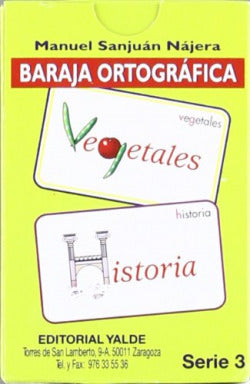 Baraja Ortografica 3 (Yalde). Sanjuan, Manuel (Yalde, S.L.) 9788487705335