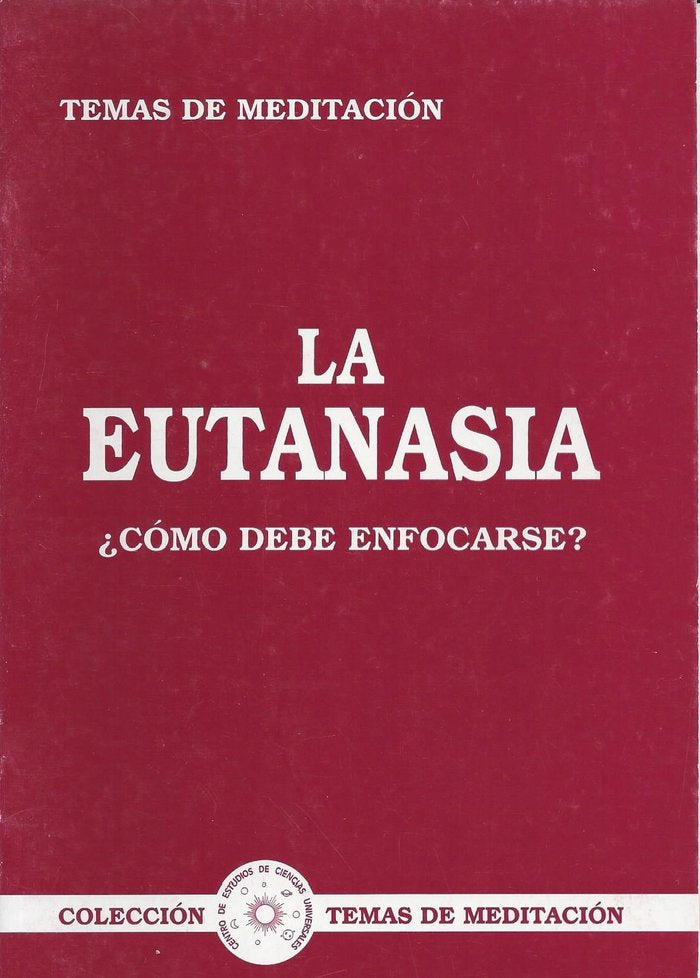 LA EUTANASIA - 9788489110762 Imagen principal del producto