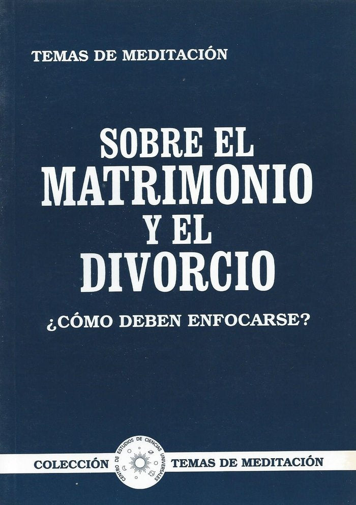 SOBRE EL MATRIMONIO Y EL DIVORCIO - 9788489661097 Imagen principal del producto
