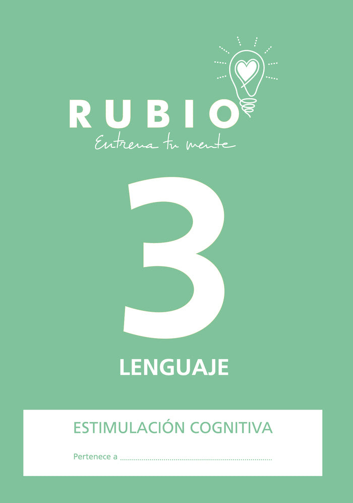 ENTRENA TU MENTE LENGUAJE 3 ADULTOS ESTIMULACION COGNITIVA | AA,VV | FUNDACION CUADERNOS RUBIO | 9788489773332