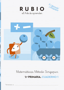 Matemáticas 3 Cuadernos. Método Singapur 1º Primaria Rubio (Rubio) - 9788489773967