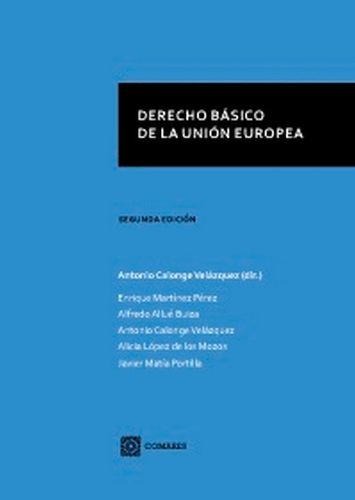 DERECHO BASICO DE LA UNION EUROPEA - 9788490454954 Imagen principal del producto