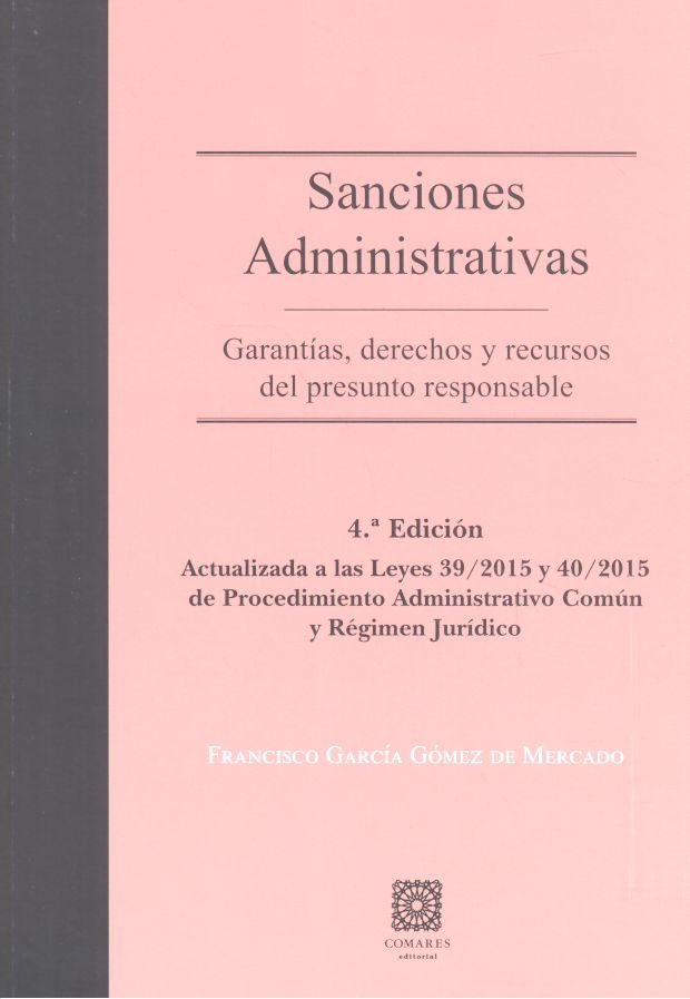 SANCIONES ADMINISTRATIVAS - 9788490455005 Imagen principal del producto