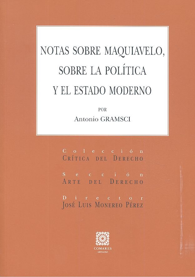 NOTAS SOBRE MAQUIAVELO SOBRE LA POLITICA Y EL ESTADO MODERN - 9788490456095 Imagen principal del producto