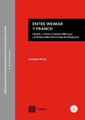 ENTRE WEIMAR Y FRANCO - 9788490456194