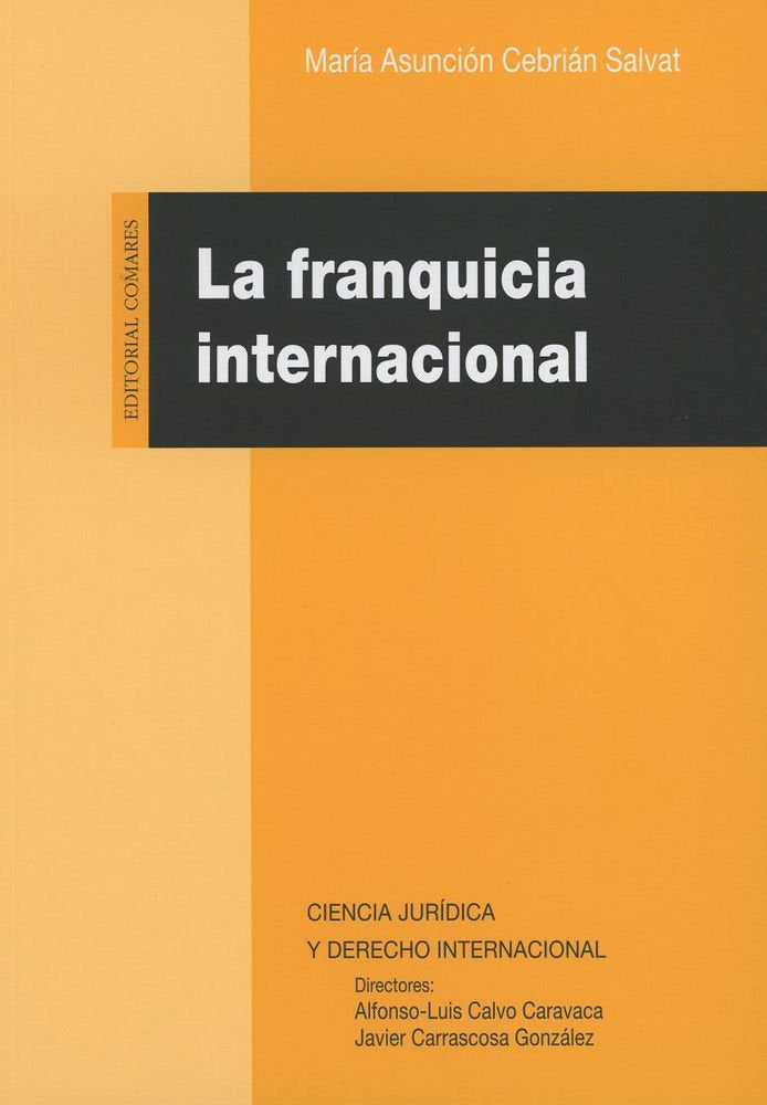 FRANQUICIA INTERNACIONAL | CEBRIAN SALVAT,MARIA | COMARES | 9788490457030