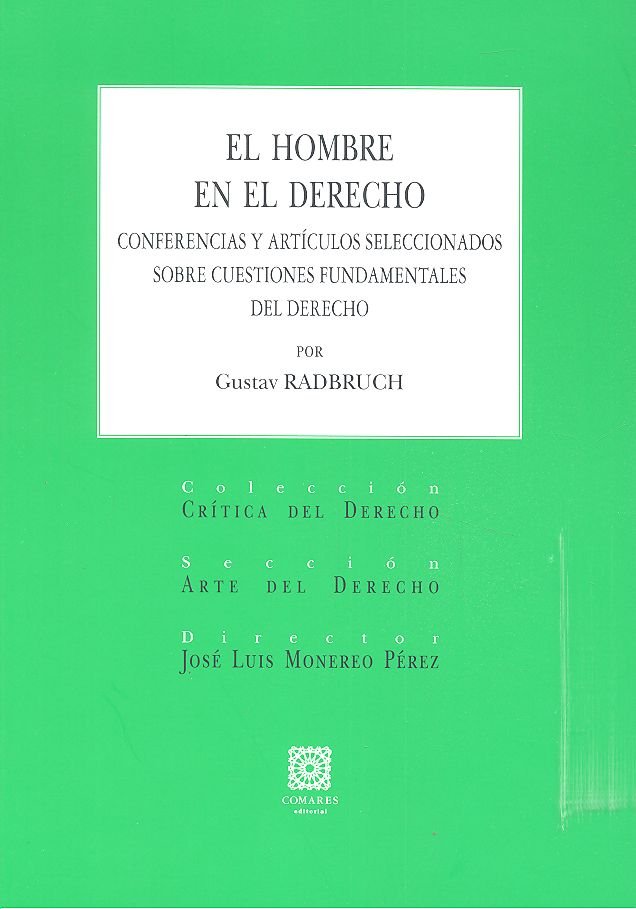 HOMBRE EN EL DERECHO - 9788490459393 Imagen principal del producto