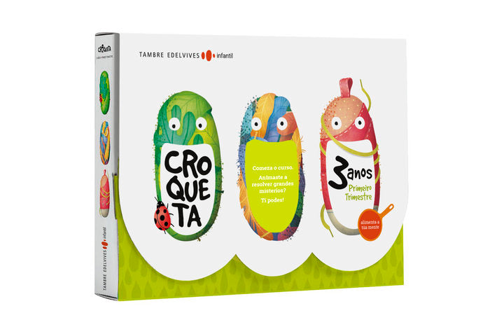 CROQUETA 3AÑOS EI 1oTRIMESTRE GALICIA 20 | Varios Autores | 9788490463758 (Tambre Edelvives) Imagen principal del producto