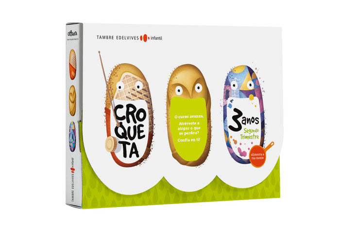 CROQUETA 3AÑOS EI 2oTRIMESTRE GALICIA 20 | Varios Autores | 9788490463765 (Tambre Edelvives) Imagen principal del producto