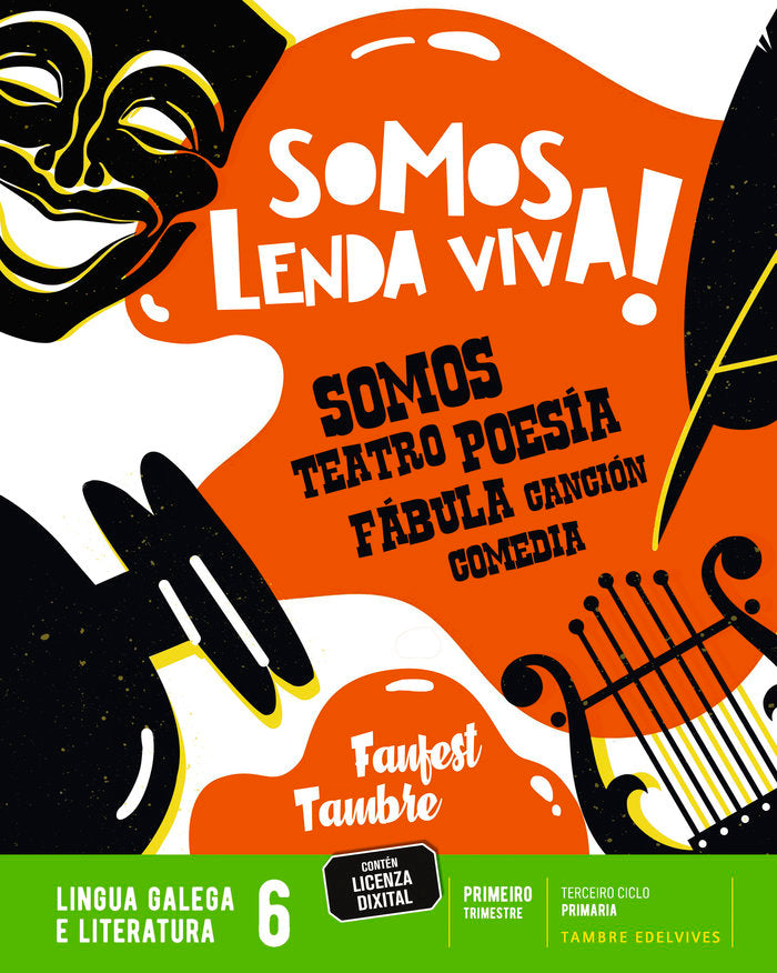 Proxecto: FanFest. Lingua Galega e Literatura 6. Trimestres | Varios autores | 9788490465745 (Tambre Edelvives) Imagen principal del producto