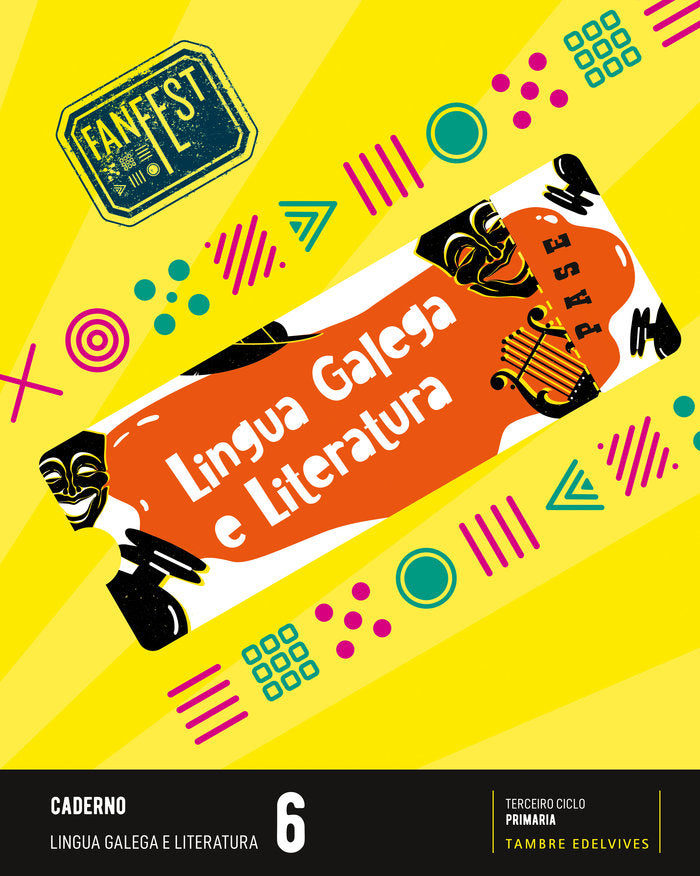 Caderno Lingua Galega 6º EP Galicia 23 Fanfest (Tambre Edelvives) - 9788490465769