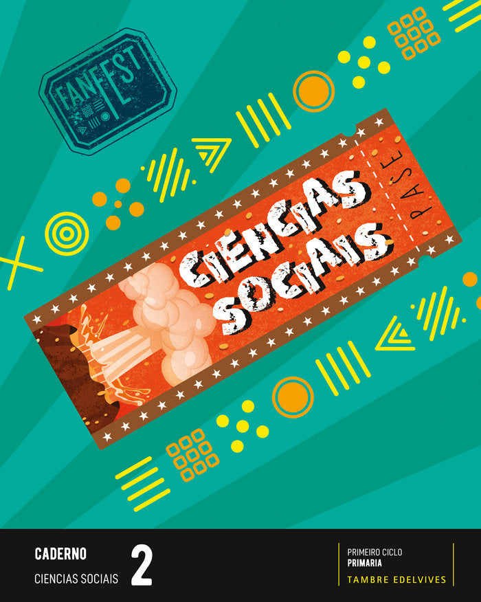 Caderno Ciencias Sociais 2º EP Galicia 23 Fanfest (Tambre Edelvives) - 9788490466025