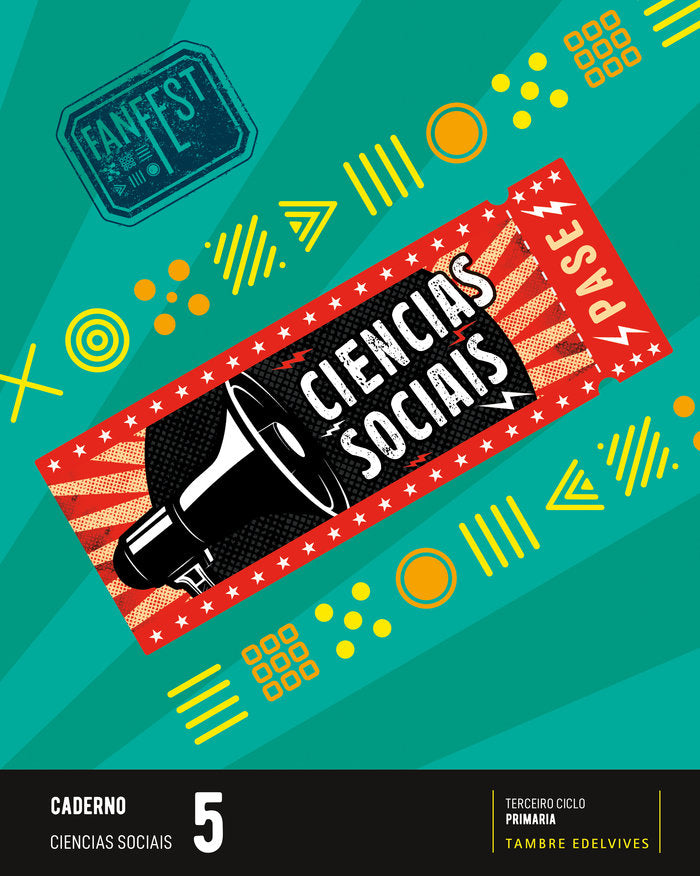 Caderno Ciencias Sociais 5º EP Galicia 23 Fanfest (Tambre Edelvives) - 9788490466100