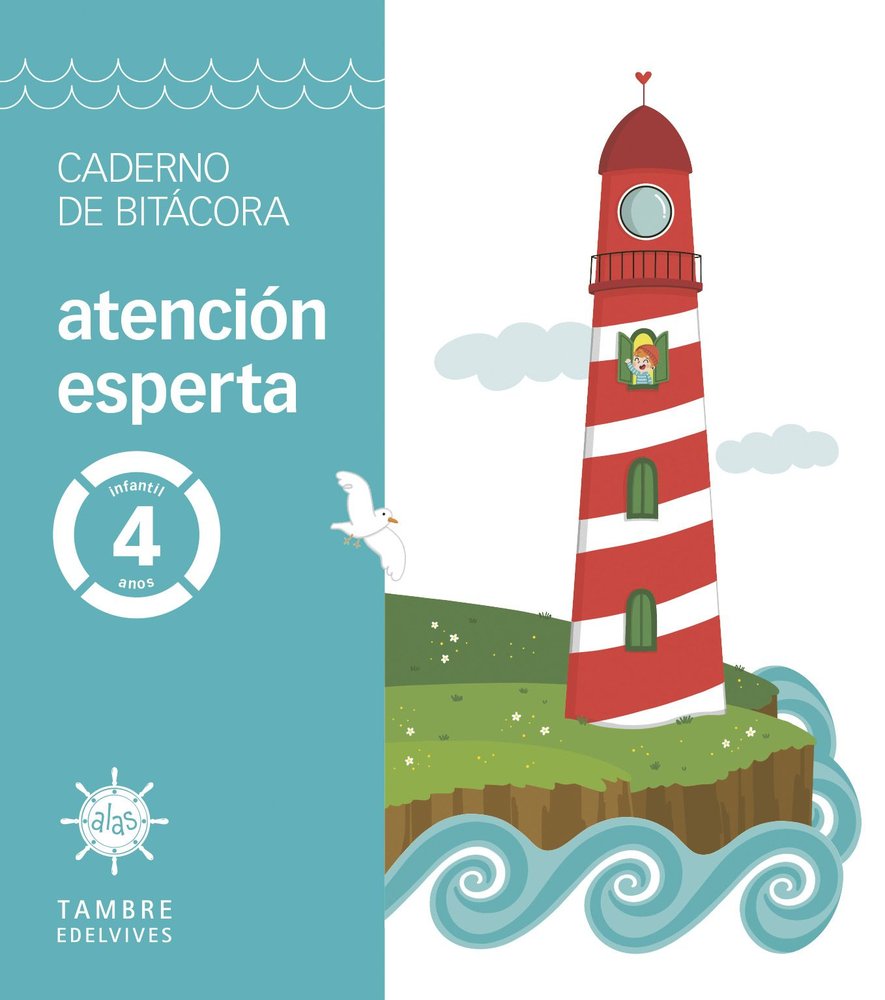 Alas 4AÑOS Cuad, Atención y Cuidado Gal 25 Aprender Atender (Tambre Edelvives) - 9788490467572