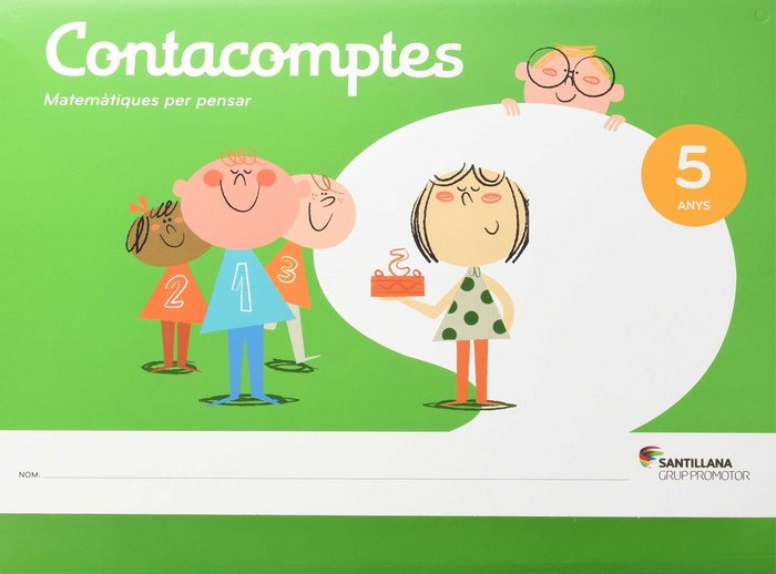 CONTACOMPTES MATEMATIQUES PER PENSAR 5 ANYS | AA,VV, | 9788490470114 (Grup Promotor Santillana)