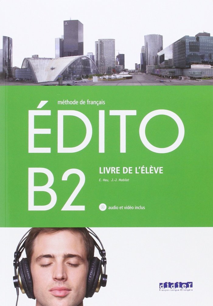 ✅ EDITO B2 1ºNB ELEVE+CD+DVD 16 SANFR41NB - 9788490492055