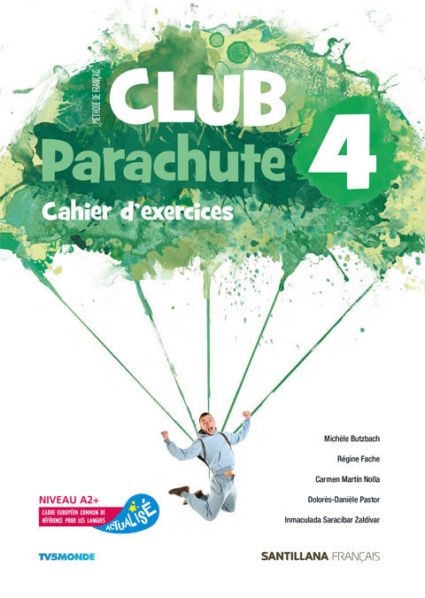 CLUB PARACHUTE 4 PACK CAHIER D'EXERCICES | Varios autores | 9788490494042 (SANTILLANA) Imagen principal del producto
