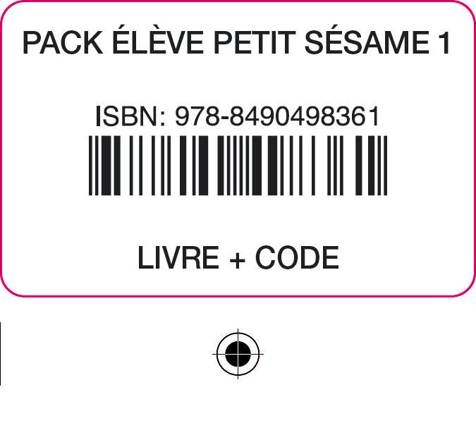 PETIT SESAME 1 ELEVE + COD ACCESO | Varios autores | 9788490498361 (Santillana)