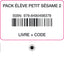 PETIT SESAME 2 ELEVE + COD ACCESO | Varios autores | 9788490498378 (Santillana)