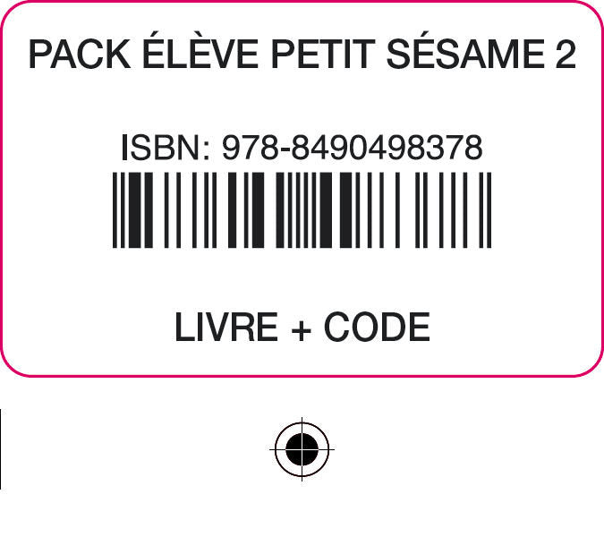 PETIT SESAME 2 ELEVE + COD ACCESO | Varios autores | 9788490498378 (Santillana)